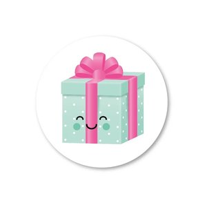 5 Stickers | Kadootje mint