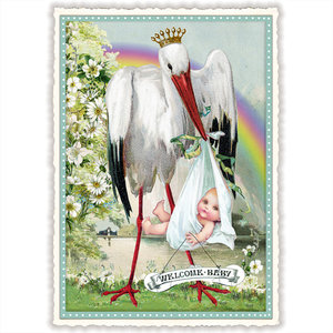 PK 938 Tausendschön Postcard | Welcome Baby