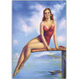 Postcard Vintage Swimsuit Pin-Up, 1940's - Swimsuit Beauties