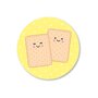 5 Round Stickers Studio Schatkist | Twee Koekjes