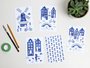 Postcard Set Watercolor Holland by Heleen van den Thillart_