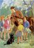 Postcard | Feeding the Pony (1940s)_