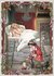 PK 8035 Barbara Behr Glitter Postcard | Fairytales - Princess and the Pea_