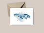 Postcard from Studio Poppybird - Walvissen_