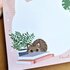 A6 Carre Notepad Cats and Plants - Poussin et Poupette_