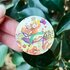 5x Sticker Postmeisje op de fiets by RomyIllustrations_