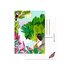 Postcard by Muchable - illustratie vrouw bij waterval en jungle_
