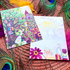 Postcard Romyillustrations - Bloemen in de boekentuin_