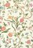 Museum Cards Postcard | Wall paper with pink carnation Paleis Soestdijk_